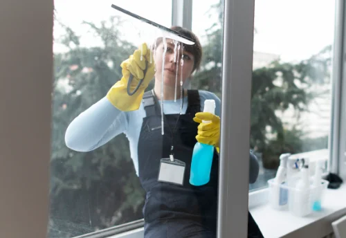 Nettoyage de vitres intérieures et extérieures au Tignet